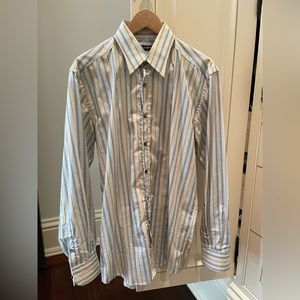 Dolce & Gabbana stripped button down shirt.